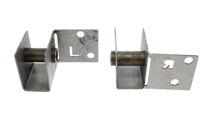 AMD Spring Hanger Relocation Rear Shackle Mounts, LH/RH Pair, 63-75 Dodge Plymouth A-Body X865-1067-3S