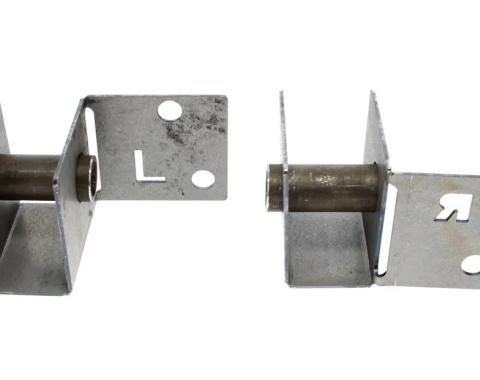 AMD Spring Hanger Relocation Rear Shackle Mounts, LH/RH Pair, 63-75 Dodge Plymouth A-Body X865-1067-3S