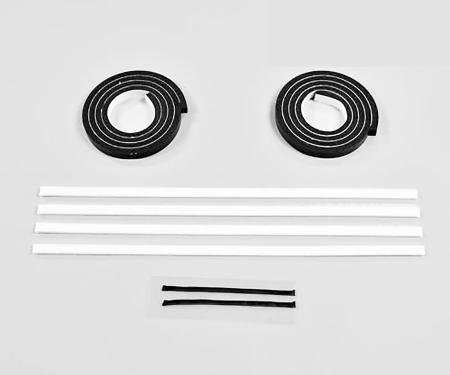 Detroit Muscle Technologies Mopar A Body 70-76 Dart Sport, Demon, Duster Rear Pop Out Quarter Window Foam Seal Kit ADU7076QS02