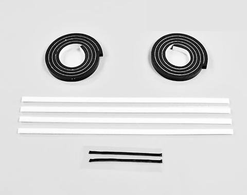 Detroit Muscle Technologies Mopar A Body 70-76 Dart Sport, Demon, Duster Rear Pop Out Quarter Window Foam Seal Kit ADU7076QS02