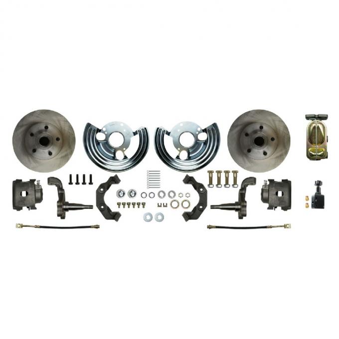 Right Stuff 1962-74 Mopar B/E-Body, Front Manual Disc Brake Conversion Kit MDC62SD