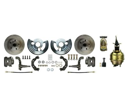 Right Stuff 1962-74 Mopar B/E-Body, 8" Booster, Front Power Disc Brake Conversion Kit MDC62DC