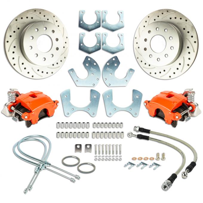 Right Stuff Ford 8" Large Bearing Or 9" Rear W/Small Bearing, Rear Disc Brake Conversion Kit ZDCRD02Z