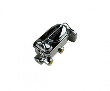 Right Stuff Mopar Chrome Master Cylinder W/1/2"-20 and 9/16-20 Ports & 1.125" bore DBMC10C