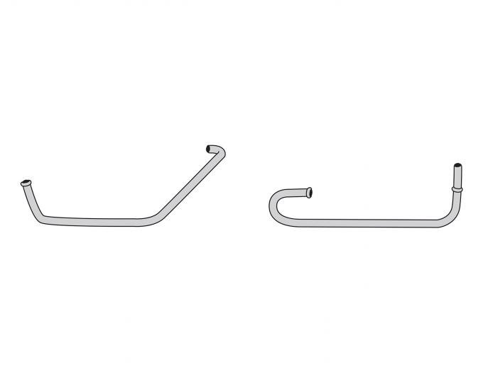 Right Stuff 1965 AMC, Pre-Bent OE Steel Choke Control Tube JCH6502