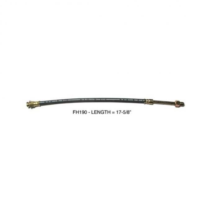 Right Stuff 1971-74 AMC Javlin, Front Disc Brake Flex Hoses FH190