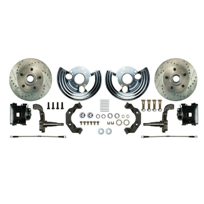 Right Stuff 1962-72 Mopar B/E-Body, "At The Wheel" Front Disc Brake Conversion Kit MDC62WKCS
