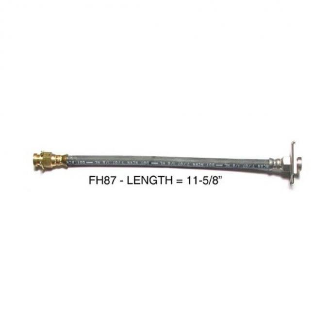 Right Stuff 1967-68 Mopar A-Body W/9" Drum, Front Brake Flex Hoses FH87