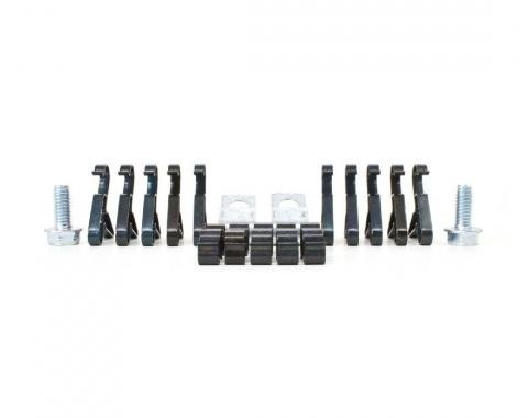 Right Stuff 70 Mopar B-Body 3/8 x 5/16 x 1/4,24-Piece Fuel Line Clip Set (CA Emmisions Only) BCS013