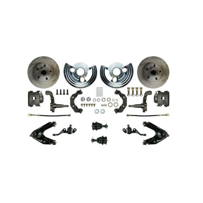 Right Stuff 1960-76 Mopar A-Body, "At The Wheel" Front Disc Brake Conversion Kit MDC66WK