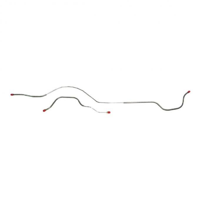 Right Stuff 1968-70 AMC Cars W/8cyl, Pre-Bent OE Steel Rear Axle Brake Line JRA6801