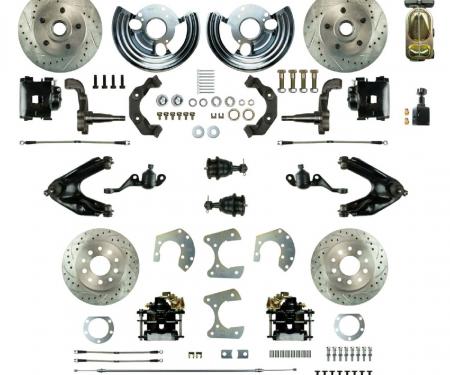 Right Stuff 1960-76 Mopar A-Body, 4-Wheel Manual Disc Brake Conversion Kit MDC46SDS