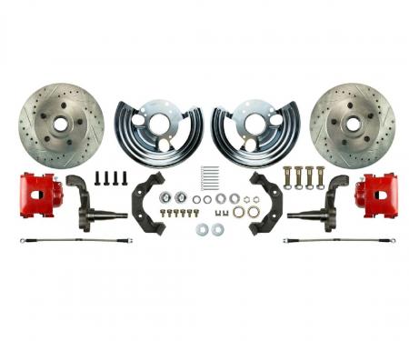 Right Stuff 1962-72 Mopar B/E-Body, "At The Wheel" Front Disc Brake Conversion Kit MDC62WKCZ