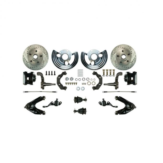 Right Stuff 1960-76 Mopar A-Body, "At The Wheel" Front Disc Brake Conversion Kit MDC66WKS