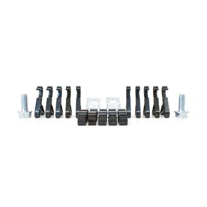 Right Stuff 70 Mopar B-Body 3/8 x 5/16 x 1/4,24-Piece Fuel Line Clip Set (CA Emmisions Only) BCS013