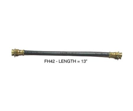 Right Stuff Chevrolet, Chrysler, Dodge, Plymouth... (Disc) Brake Hydraulic Hose , Front FH42