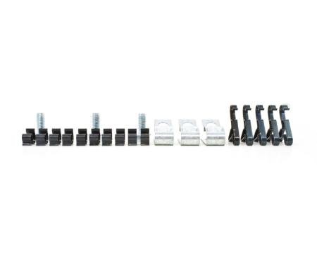 Right Stuff 1971-74 Mopar B-Body, 3/8 x 5/16 x 1/4, 21-Piece Fuel Line Clip Set BCS018