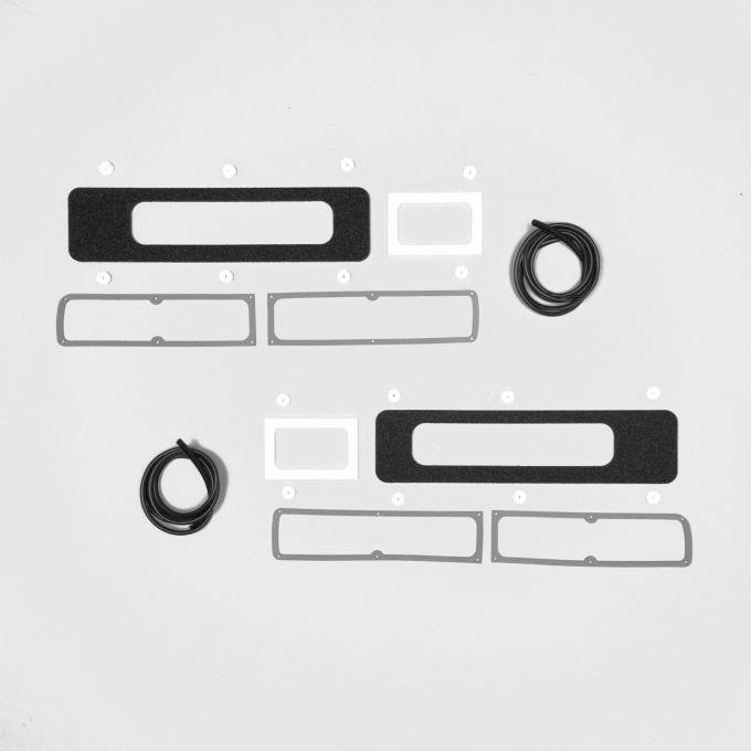 Detroit Muscle Technologies Mopar B Body 63 Dodge Polara 500 Taillight Gaskets with Trim BPO6363TL01