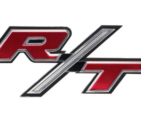 AMD Hood Scoop Side Emblem, R/T with Mounting Studs, LH or RH, 70 Dodge Charger T-MP6050
