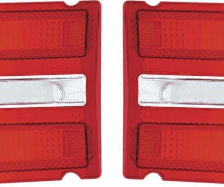 AMD Tail Lamp Lenses LH/RH Pair, 68 Dart K-MA2081