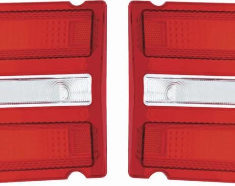 AMD Tail Lamp Lenses LH/RH Pair, 68 Dart K-MA2081