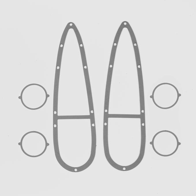 Detroit Muscle Technologies Mopar 57-59 D100 Swetpside and Sierra Wagon Taillight Gaskets BXX5759TL01