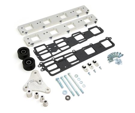 CFR Performance Aluminum Mopar HEMI Gen III Hellcat Supercharger to Head Adapter Plates & Idler Bracket Kit with Bolts and Gaskets Fits 2011+ VVT HEMI 5.7L, 6.1L & 6.4L - Machined CFR-7760-M-KIT