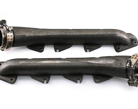 CFR Performance Cast Iron Low Profile V-Band Exhaust Manifolds 2003-Up 5.7L/6.1L/6.2L/6.4L Dodge/Mopar Gen III HEMI Engines HZ-9966