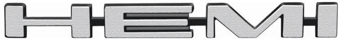 AMD Hood Emblem, "HEMI", For Air Grabber & Ram Charger Hoods, 69 Dodge Plymouth K-2898876