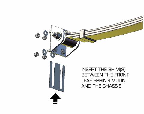 Hotchkis Sport Suspension Leaf Spring Shim Kit Leaf Spring Thrust Shim Kit 3003