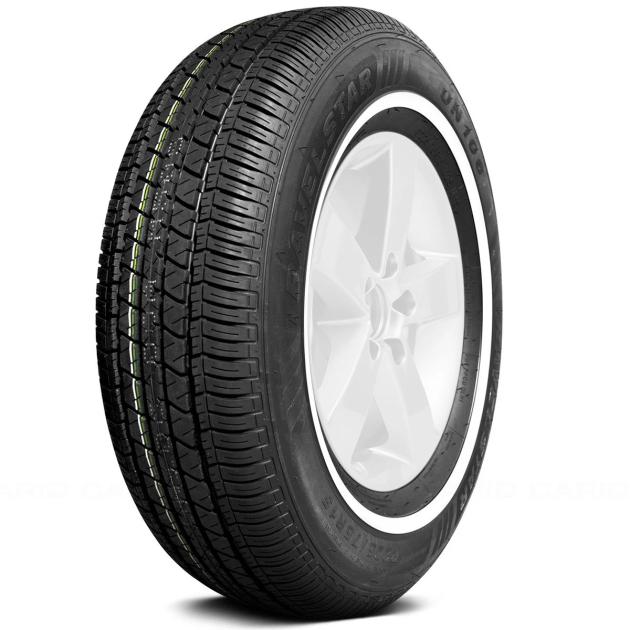 Travelstar Radial Tire 18mm Whitewall 205/70R15 502812 | Moparts