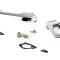 AMD Outside Door Handles, Black Buttons, LH/RH Set, 66-67 Dodge Plymouth B-Body T-MP5211
