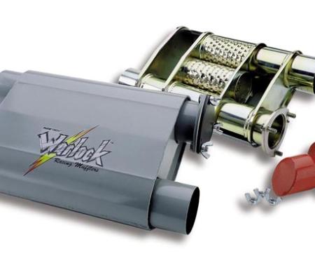 FlowTech Warlock "BYPASS" Series Racing Muffler 50552FLT