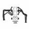 FlowTech Long Tube Header, Black Paint 13100FLT