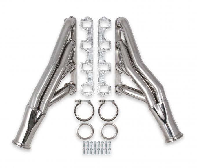 FlowTech Small Block Ford Turbo Headers, Polished 304 Stainless Steel 12165FLT