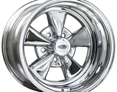 Cragar 15x10 61C SS 5x5.5" bolt 4.25" backspace 007061CGSS1510LF414