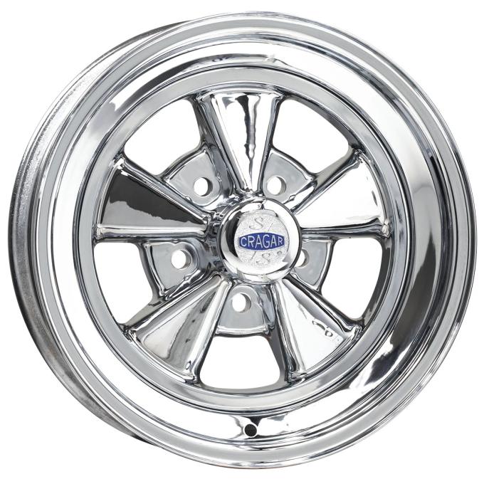 Cragar 15x4.5 61C SS 5x4.75" bolt 2" backspace 007061CGSS15412SG200