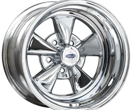 Cragar 15x10 61C SS 5x5.5" bolt 4.25" backspace 007061CGSS1510LF414