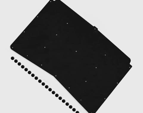 Detroit Muscle Technologies Mopar Dodge Truck Ram 81-93 D150 W250 W350 Hood Insulation Pad with ROUND Clips TRK8193HP01-ROUND CLIPS