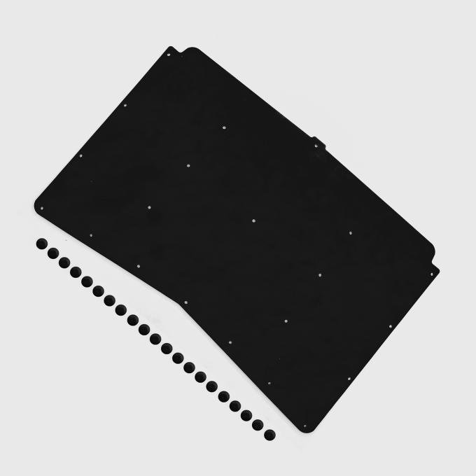 Detroit Muscle Technologies Mopar Dodge Truck Ram 81-93 D150 W250 W350 Hood Insulation Pad with ROUND Clips TRK8193HP01-ROUND CLIPS