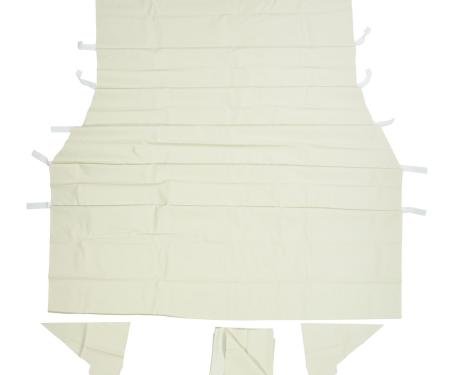 PUI Interiors 1970-1974 Dodge Challenger 5-Bow White Perforated Headliner AH755101