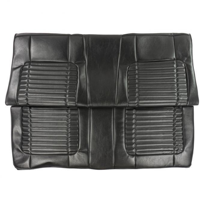 PUI Interiors 1970 Dodge Charger/RT/500 Hardtop Black Rear Bench Seat Cover 70KSA10C