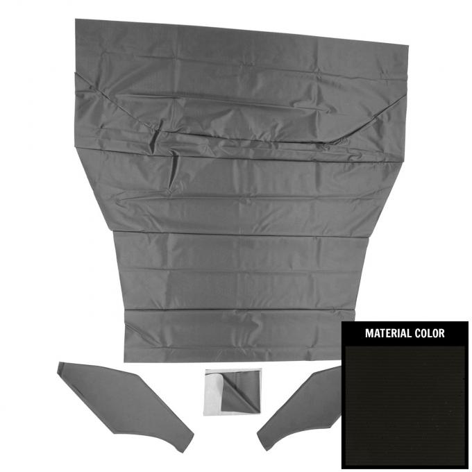 PUI Interiors 1970-1971 Plymouth Duster/Demon Black 4-Bow Perforated Headliner AH752100