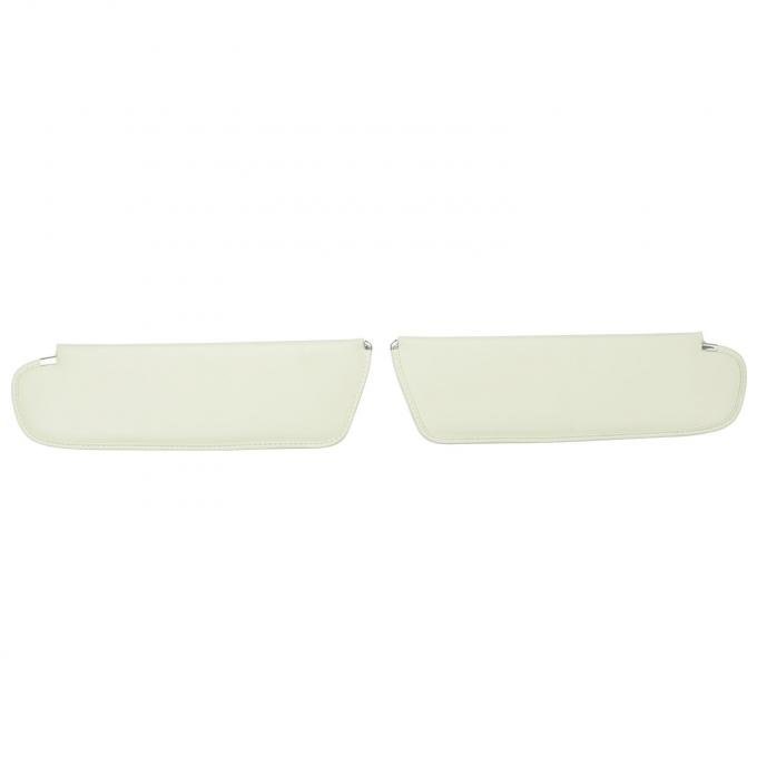 PUI Interiors 1972-1973 Chysler B-Body Coach White Sun Visors SVKR837C