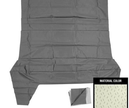 PUI Interiors 1970-1974 Dodge Challenger 4-Bow White Perforated Headliner AH756101