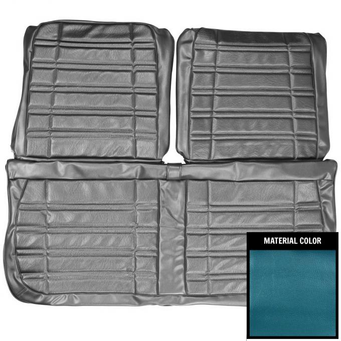PUI Interiors 1970 Dodge Coronet 440 Deluxe Dark Blue Front Bench Seat Cover 70KSHD730B