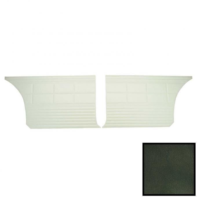 PUI Interiors 1968 Plymouth Roadrunner/Satellite Custom Hardtop 2 Tone Green Rear Door Panels 68KDRD823C