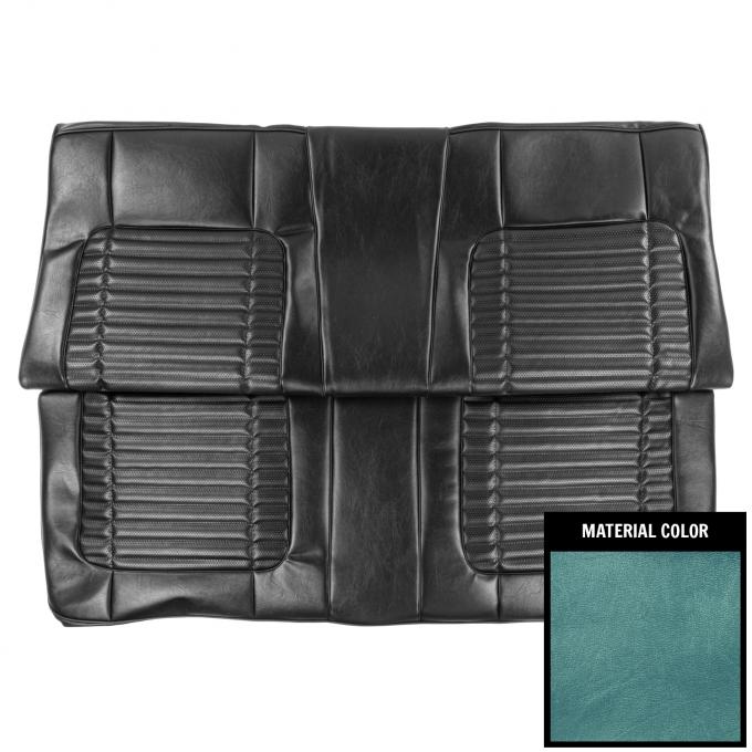 PUI Interiors 1970 Dodge Charger/RT/500 Hardtop Bright Blue Rear Bench Seat Cover 70KSA722C