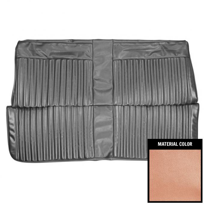 PUI Interiors 1967 Dodge Dart/GT Hardtop Copper Rear Bench Seat Cover 67KSD701C