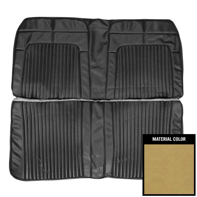 PUI Interiors 1969 Dodge Coronet 500/Superbee/R/T Convertible Saddle Rear Bench Seat Cover 69KSH103V